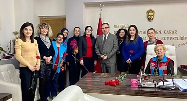 Foça Kaymakamı 8 Mart Dünya Kadınlar Günü Çeşitli Kutlama programlarına katıldı
