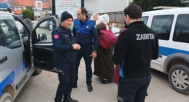Gemlik zabıtası görev başında