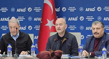 Gölcük Belediye Başkanı Ali Yıldırım Sezer, Bakanlara Hatay'daki Çalışmalar Hakkında Bilgi Verdi