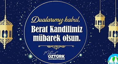 Ilgaz Belediye Başkanı Mehmed Öztürk: Berat Kandilimiz Mübarek Olsun