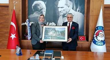 İlk kadın başkana hayırlı olsun ziyareti