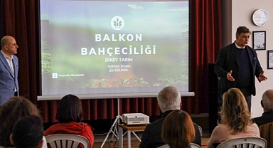 Karşıyaka’da balkon bahçeciliği eğitimine yoğun ilgi