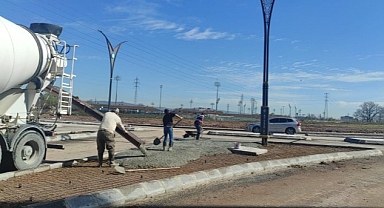 Kartepe Asiller Caddesinde son rötuşlar