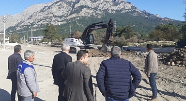 Kuzdere’de alt ve üst yapı çalışmaları