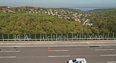Kuzey Çevre Otoyolu’ndaki atık lastikler ‘Ses Bariyeri’ne dönüştü
