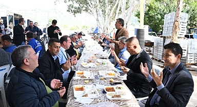 Memur olan personelden belediye personeline yemek