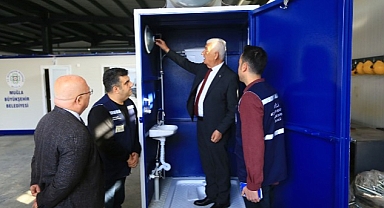 Muğla Büyükşehir Belediyesi Seyyar Tuvalet Üretimine Başladı
