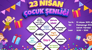 Nevşehir Belediyesi’nden Çocuklara 23 Nisan Hediyesi