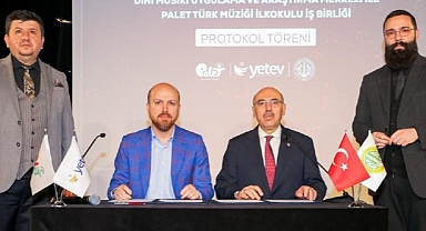 Palet Türk Müziği İlkokulu İle İstanbul Üniversitesi Dini Musiki Uygulama ve Araştırma Merkezi Arasında İş Birliği Protokolü İmzalandı