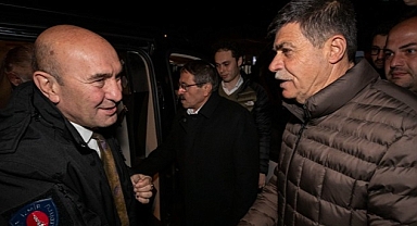 Soyer deprem ve selden etkilenen kardeş belediye Tut'u ziyaret etti
