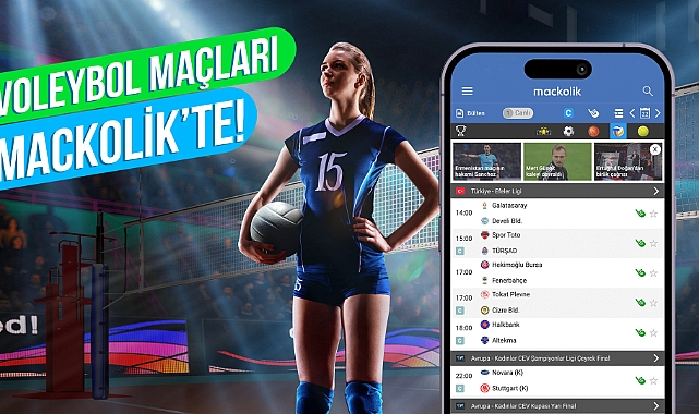 Voleybol rekabeti Mackolik’te yaşanacak
