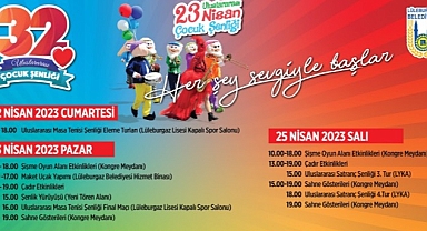23 Nisan 32. Uluslararası Çocuk Şenliği’nde geri sayım!