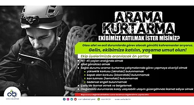 Arama Kurtarma Ekibimizde Gönüllü Olmak İster misiniz?
