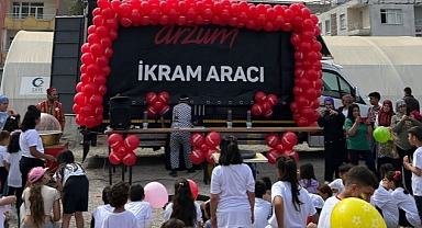Arzum, 23 Nisan’ı Hataylı çocuklarla kutladı 