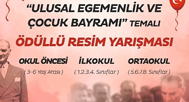 Aydın Büyükşehir Belediyesi’nden 23 Nisan Temalı Ödüllü Resim Yarışması