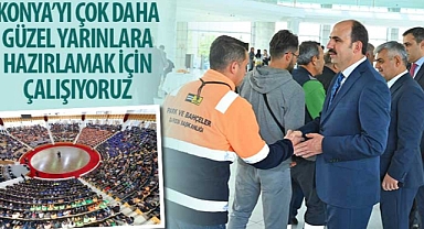 Başkan Altay Belediye Çalışanlarıyla Bayramlaştı