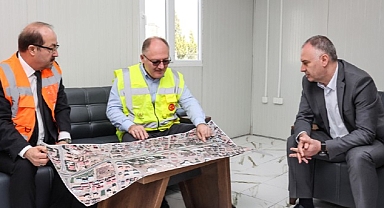 Başkan Bilgin Köprülü Kavşak Projesini İnceledi