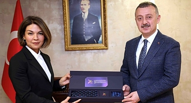 Başkan Büyükakın, Azeri Başkonsolosu'nu konuk etti