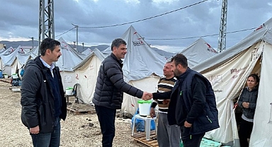 Başkan Kocaman Hatay’da Depremzedelerin Yanında