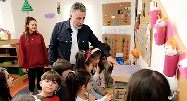 Başkan Sandal’dan anaokullarına ziyaret