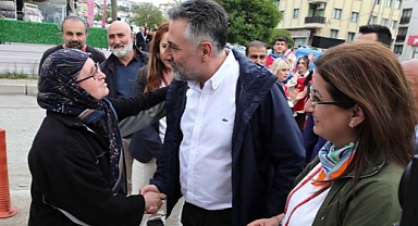 Başkan Sandal Osmangazi’de vatandaşlarla buluştu: “Çarşı, pazara ateş düştü”