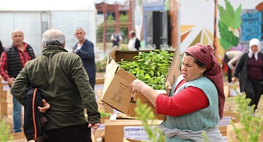 Bodrum Belediyesi, 350 Bin Fideyi Üreticiyle Buluşturdu