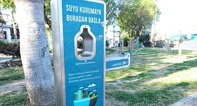 Bodrum Belediyesi tarafından ilçede bulunan parklara yeni nesil su sebilleri konuluyor