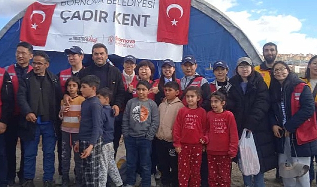 Bornova Belediyesi’nin kreşine Kore’den ve Türk askerinden destek