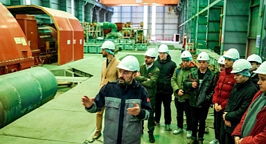 Enerjinin Yıldızları doğal gaz santralinde elektrik üretimini yerinde deneyimledi