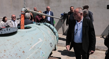 Gemlikli çiftçinin yanında Gemlik Belediyesi var