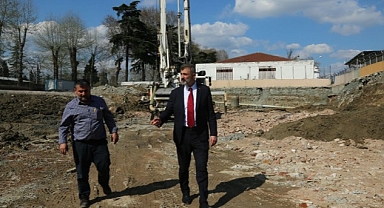 Gölcük Hükümet Konağı'nda Yapım Çalışmaları Hızla Sürüyor