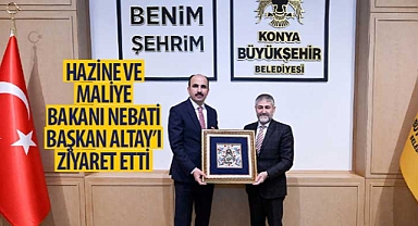 Hazine ve Maliye Bakanı Nebati Başkan Altay’ı Ziyaret Etti