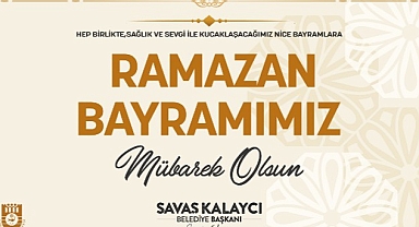 Karaman Belediye Başkanı Savaş Kalaycı, bir mesaj yayınlayarak Karaman halkının, milletimizin ve İslam âleminin Ramazan Bayramı’nı tebrik etti.