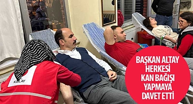 Konya Büyükşehir Belediye Başkanı Uğur İbrahim Altay Herkesi Kan Bağışı Yapmaya Davet Etti