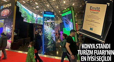 Konya Standı Turizm Fuarı’nın En İyisi Seçildi