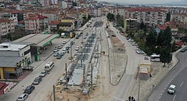 Kuruçeşme tramvayda ray imalatı tamamlandı