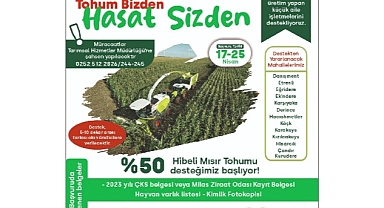 Milas Belediyesi, % 50 Hibeli Mısır Tohumu Desteği Verecek