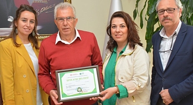 Ödemiş Belediyesi, “Sıfır Atık” belgesine kavuştu 