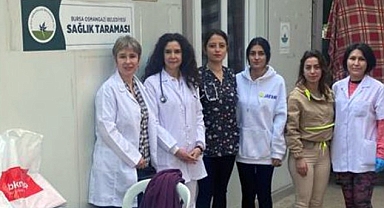 Osmangazi’den deprem bölgesinde sağlık taraması