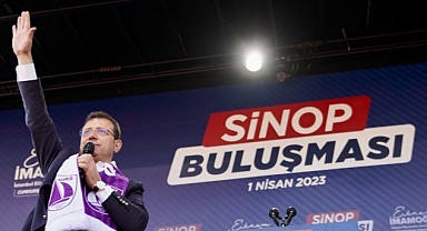 Sinop’ta ‘Ekrem İmamoğlu’ İzdihamı
