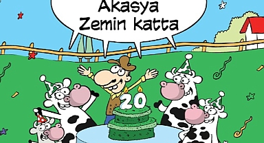 Sütaş Çiftliği Karikatürleri Sergisi, 18-24 Nisan tarihleri arasında Akasya’da