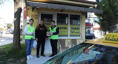 Taksici esnafının iftar yemeği Büyükşehir'den