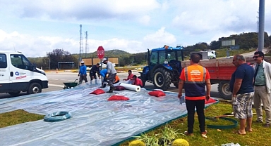 Üçağız Kavşağı'nda rengarenk kurakçıl peyzaj 
