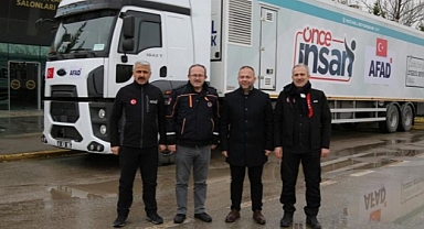 Ukrayna'daki mobil yemek tırı yurda döndü