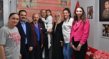 Yerlikaya, Şenel ve Aydıner’den şehit ailesine ziyaret