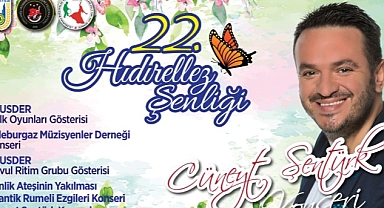 22. Hıdırellez Şenliği 6 Mayıs’ta Kent Ormanı’nda!