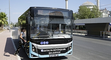 Antalya Büyükşehir'e ait toplu ulaşım araçları 19 Mayıs'ta ücretsiz 