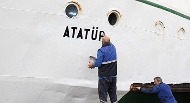 Atatürk Vapuru bakıma alındı