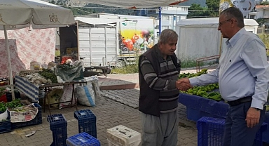 Başkan Topaloğlu Göynük pazarında