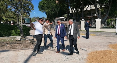 Başkan Topaloğlu Turizm Bulvarı’nda çalışmaları inceledi